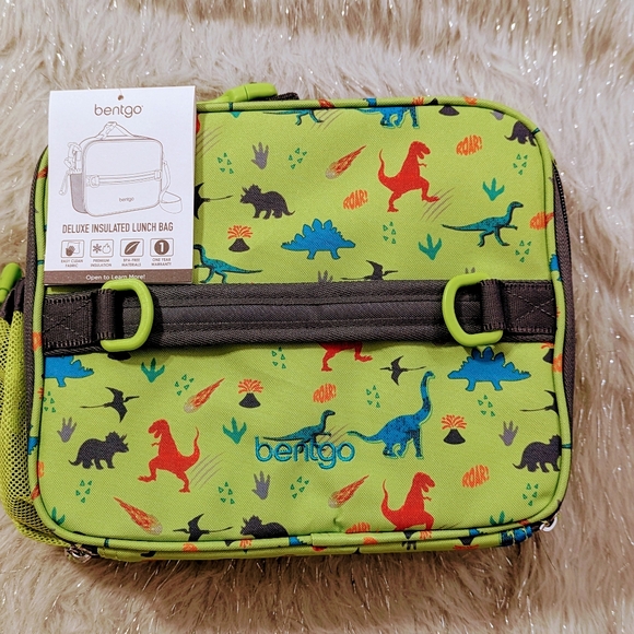 Bentgo Kids Dinosaur Insulated Lunch Bag & Lunch Box NWT - Picture 2 of 10